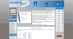 Desktop Screenshot of cerebra-jeux.com